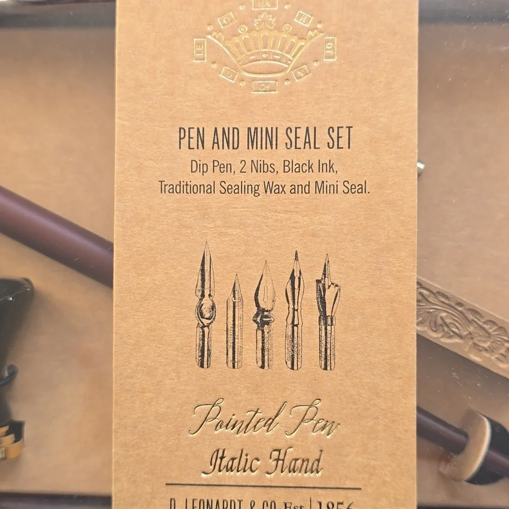 ❤️BUY 2 GET 1 FREE Manuscript Pen and Mini Seal Set, Retail Price $40.99 USD